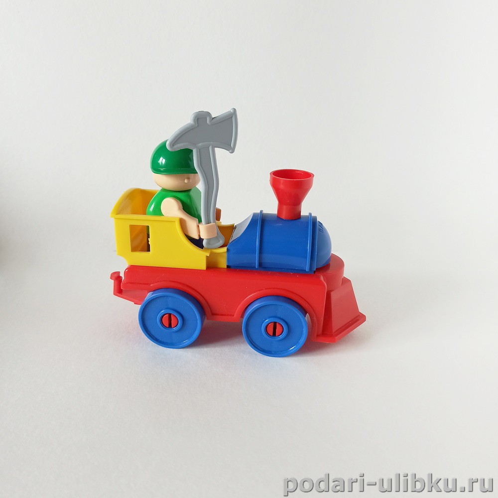 картинка Конструктор Bauer Mini "Поезд с машинистом" — Подари Улыбку