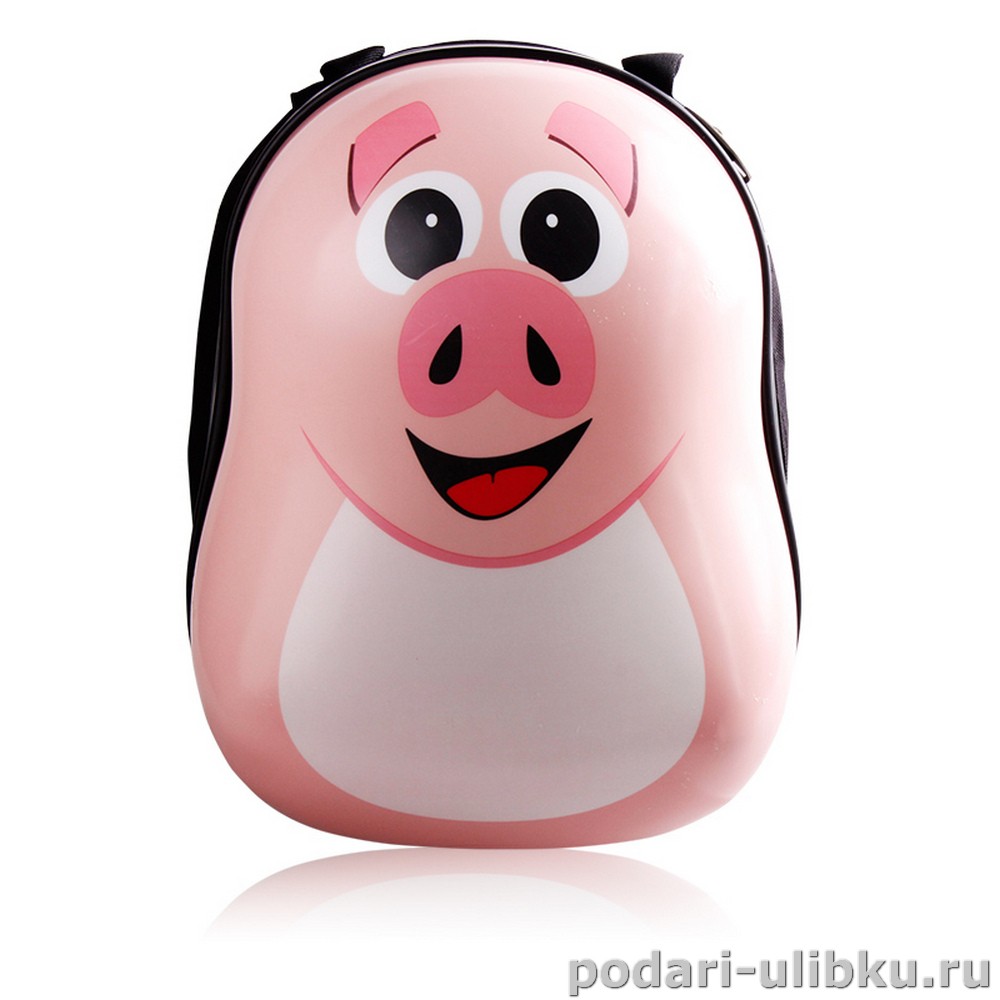 картинка Детский рюкзак "Свинка Cuties" с пластиковым корпусом — Подари Улыбку