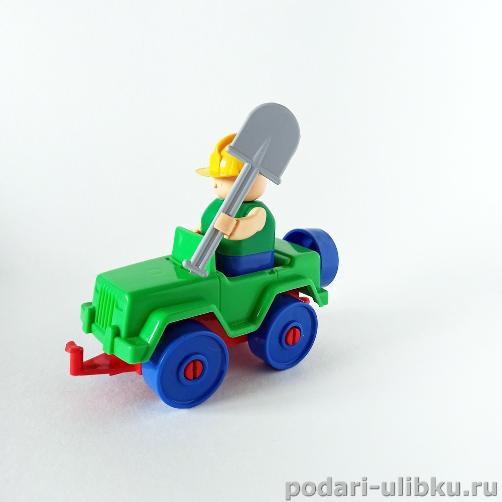картинка Конструктор Bauer Mini "Джип с водителем" — Подари Улыбку