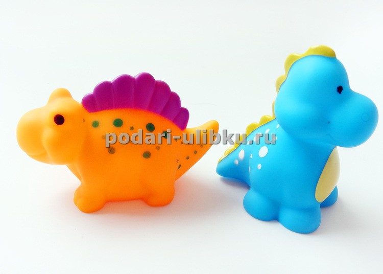 картинка Набор игрушек-брызгалок для ванны "Динозаврики" — Подари Улыбку