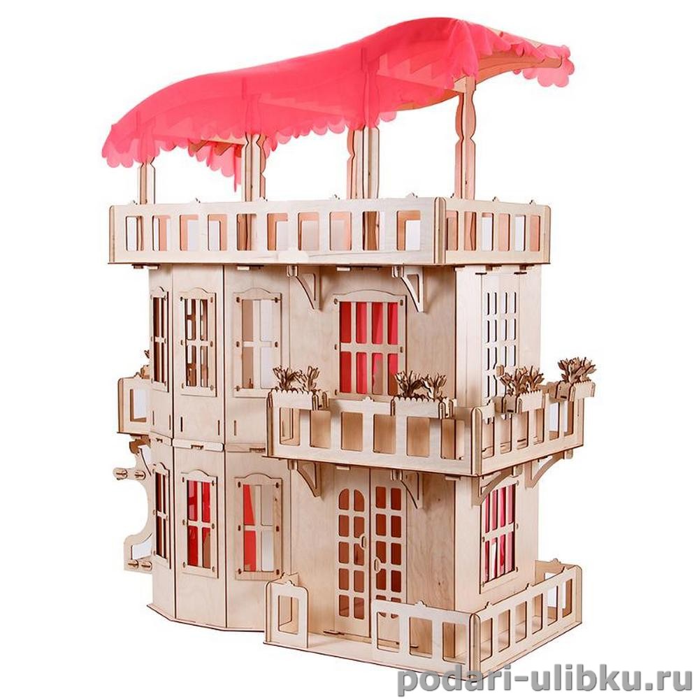 Конструктор дом кукольный Чудо Дом Барби с лифтом