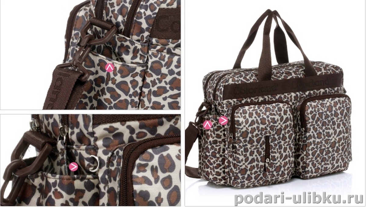 Комплект сумок для мамы Colorland Леопард