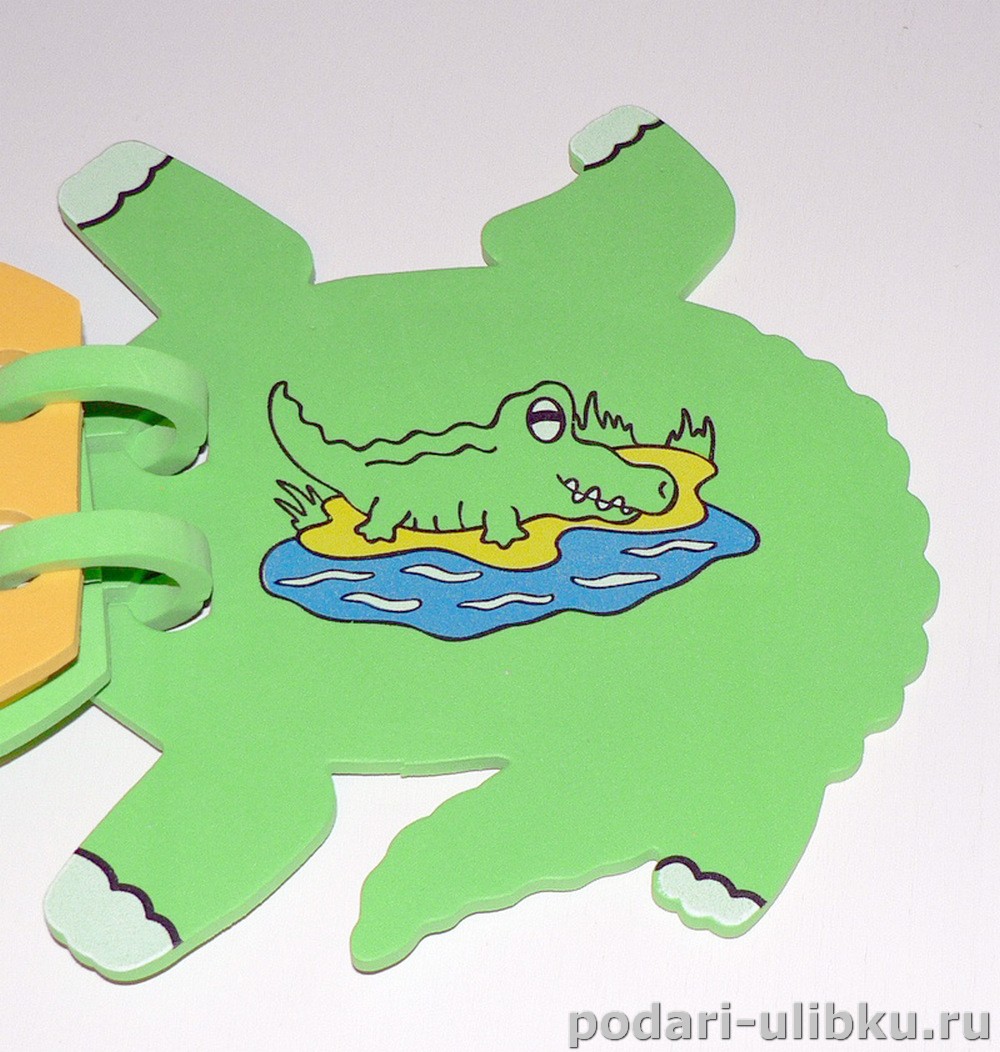 картинка Игрушка 3D Книжка-Пазл "Крокоша" — Подари Улыбку