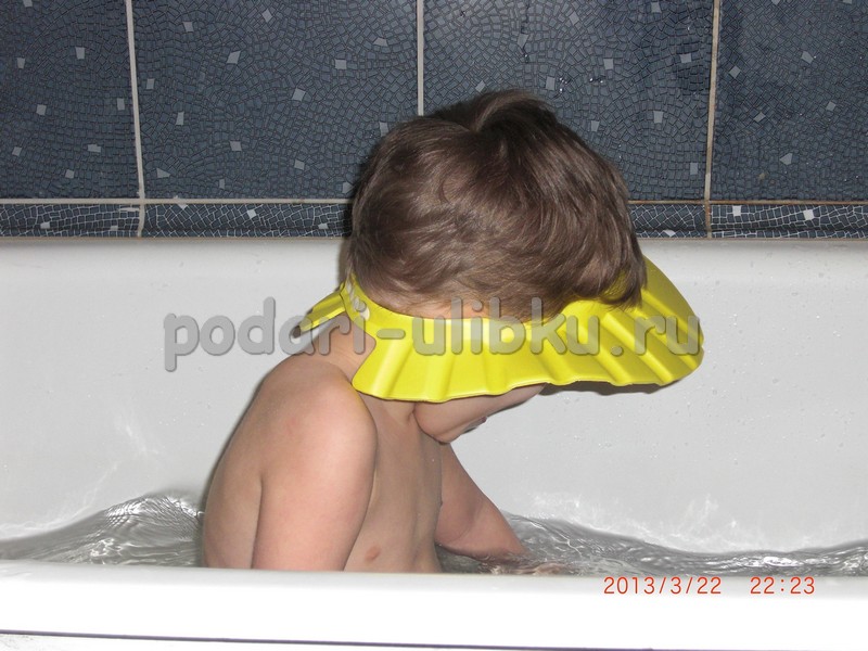 картинка Защитный козырек для купания и мытья головы. — Подари Улыбку