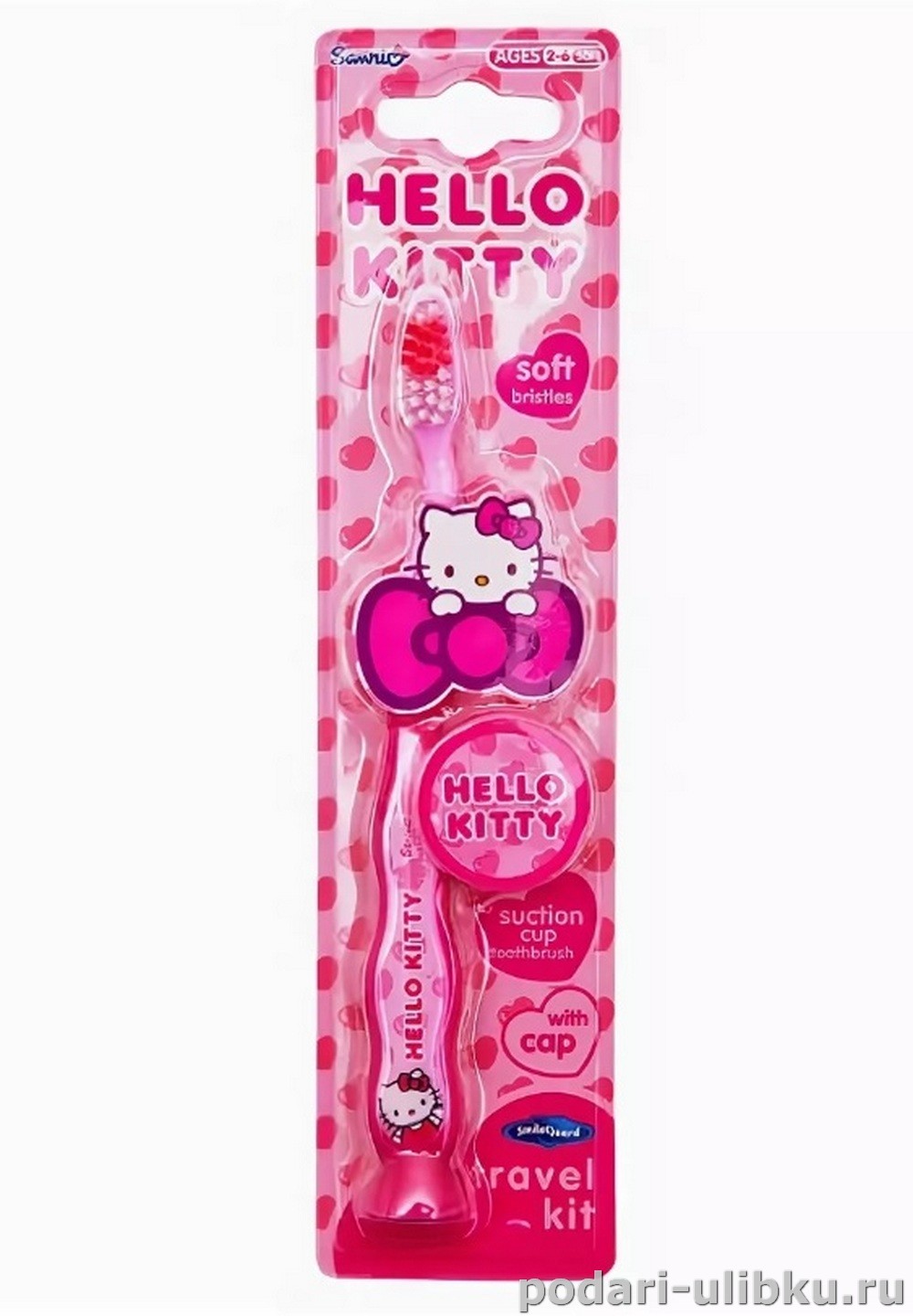 картинка Зубная щетка Dr.FRESH "Hello Kitty" 2-6 лет — Подари Улыбку