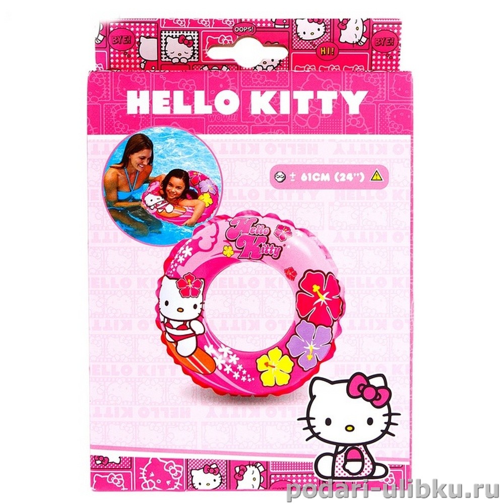 картинка Круг для плавания "Hello Kitty" 6-10 лет — Подари Улыбку