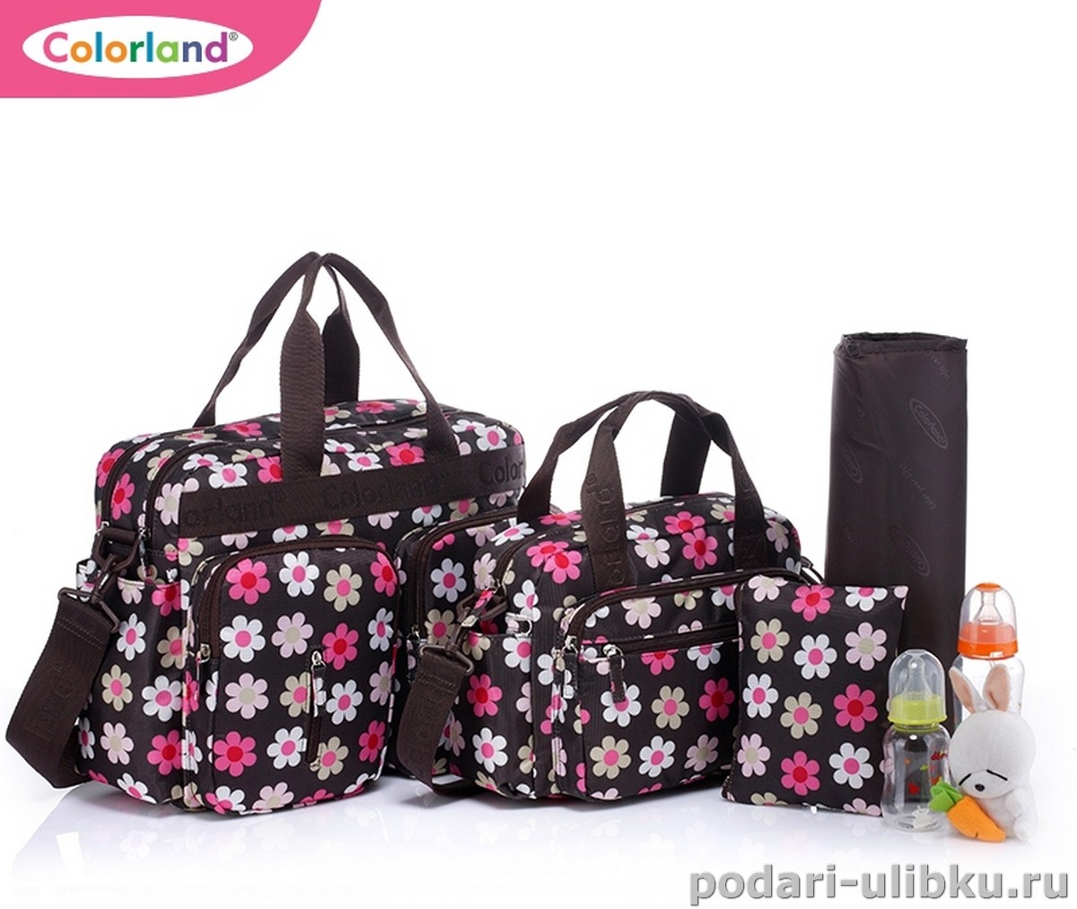 Комплект сумок для мамы Colorland Цветы