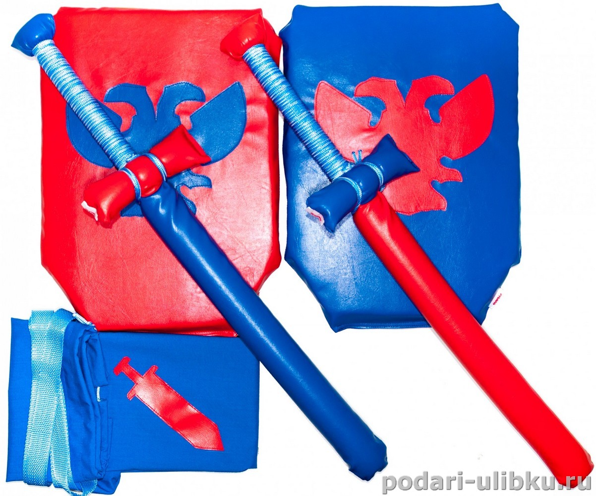 картинка "Рыцарский набор" красно-синий, Рубило — Подари Улыбку