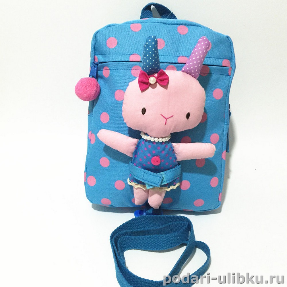 картинка Детский рюкзак поводок "Зайка" — Подари Улыбку