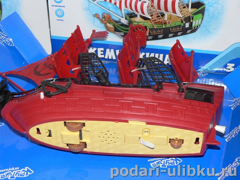 картинка Игровой набор корабль"Пиратская жемчужина" со светом и звуком — Подари Улыбку