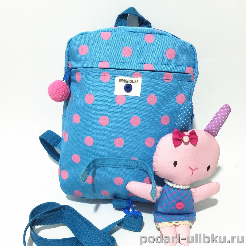 картинка Детский рюкзак поводок "Зайка" — Подари Улыбку