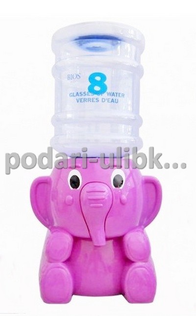 картинка Детский кулер для воды "Розовый Слоник" — Подари Улыбку