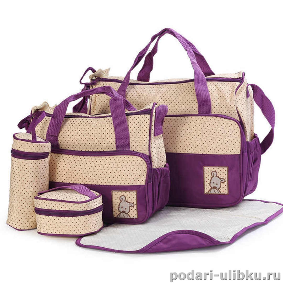 Комплект сумок для мамы 5в1, 8 цветов