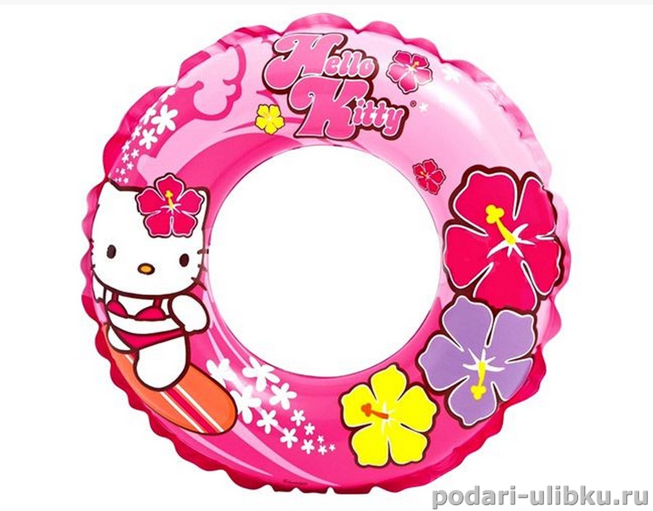 картинка Круг для плавания "Hello Kitty" 6-10 лет — Подари Улыбку