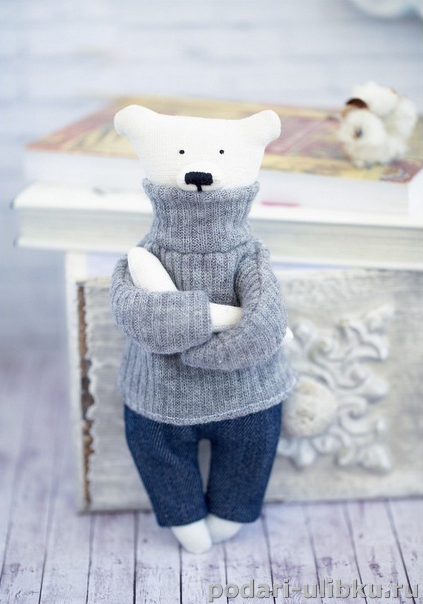картинка Набор для шитья "Домашний медведь Кристиан" — Подари Улыбку