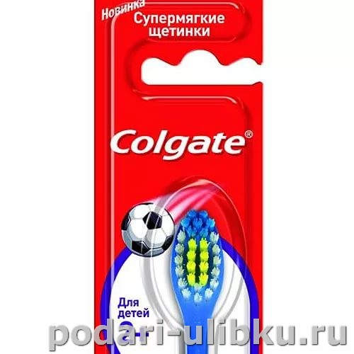 картинка Детская зубная щётка Colgate "Футбол" от 2-х лет — Подари Улыбку