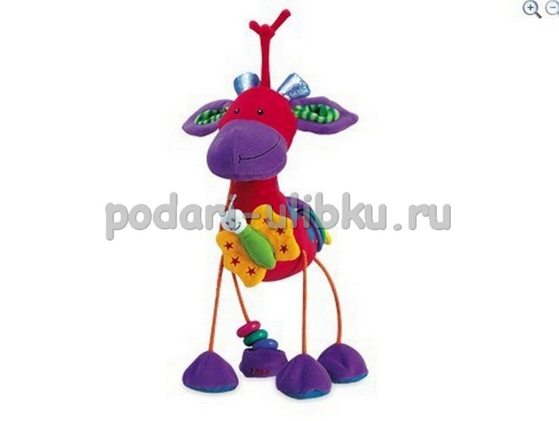 картинка Мягкая развивающая игрушка - подвеска  Жираф от Tolo — Подари Улыбку