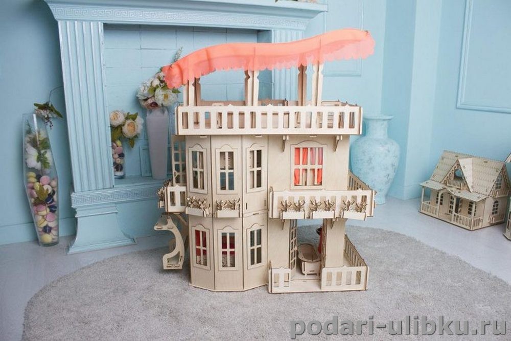 Конструктор дом кукольный Чудо Дом Барби с лифтом
