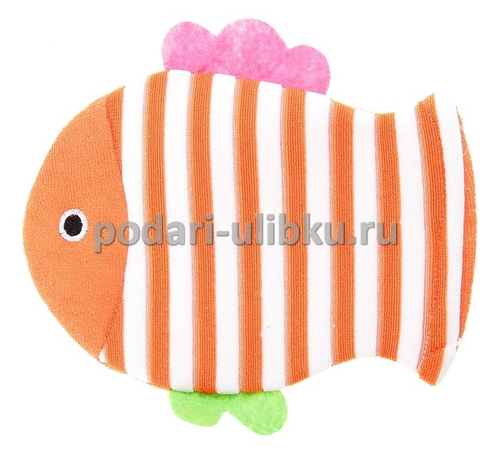 картинка Мочалка варежка детская "Рыбка" — Подари Улыбку