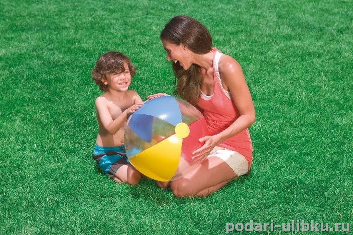 картинка Intex Мяч пляжный Парадиз 61 см от 3-х лет — Подари Улыбку