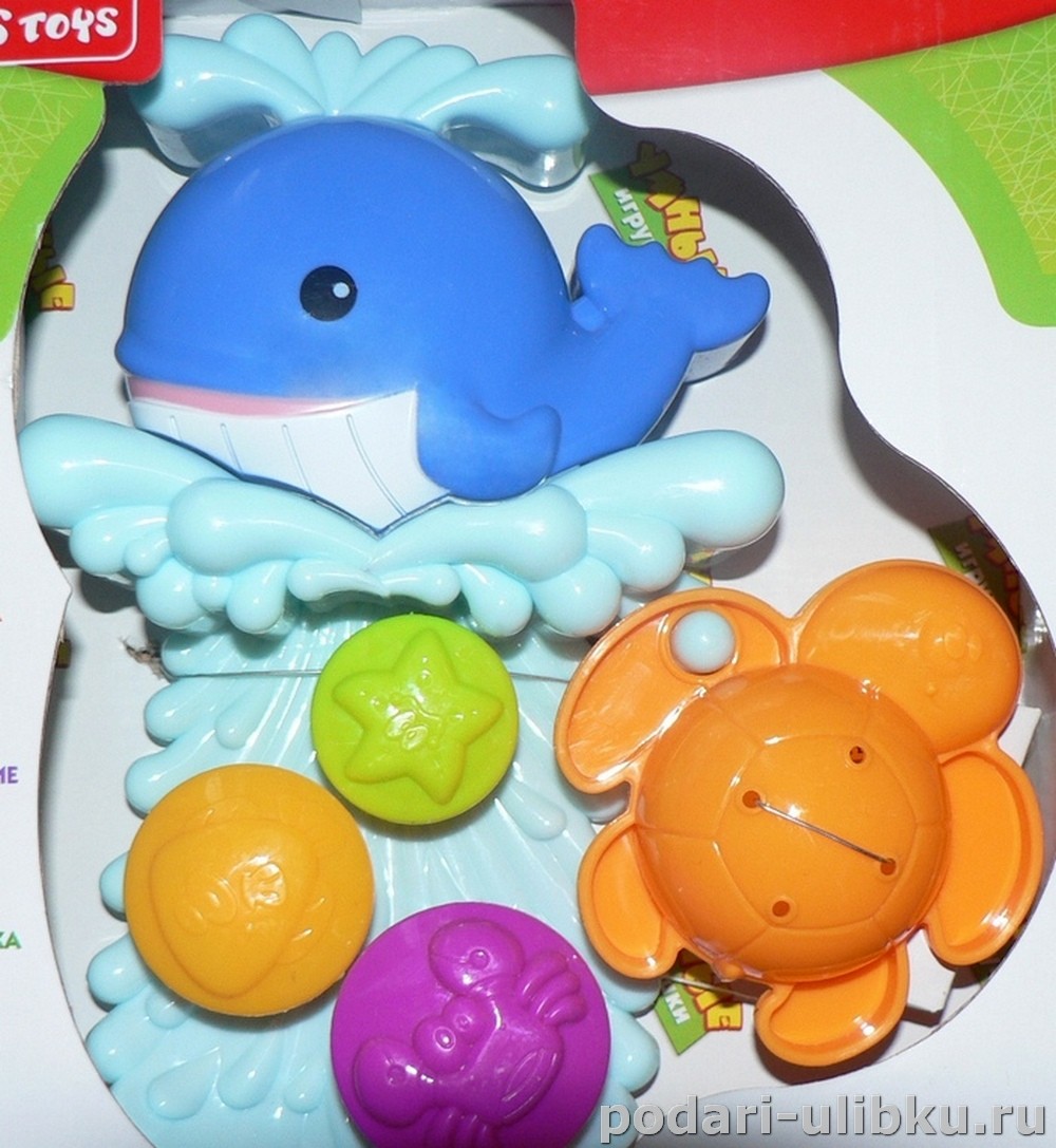 картинка Игрушка для купания "Не разлей вода", Кит и Черепашка. — Подари Улыбку