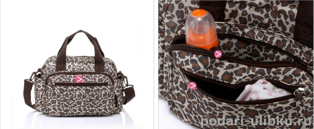 Комплект сумок для мамы Colorland Леопард