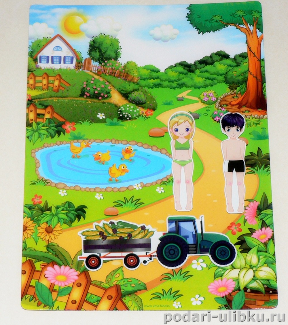 картинка Набор игровой магнитный Модный образ "Весёлая Ферма" — Подари Улыбку