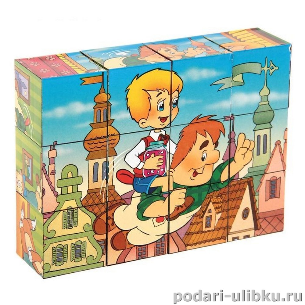картинка Кубики любимые мультфильмы "Карлсон" — Подари Улыбку