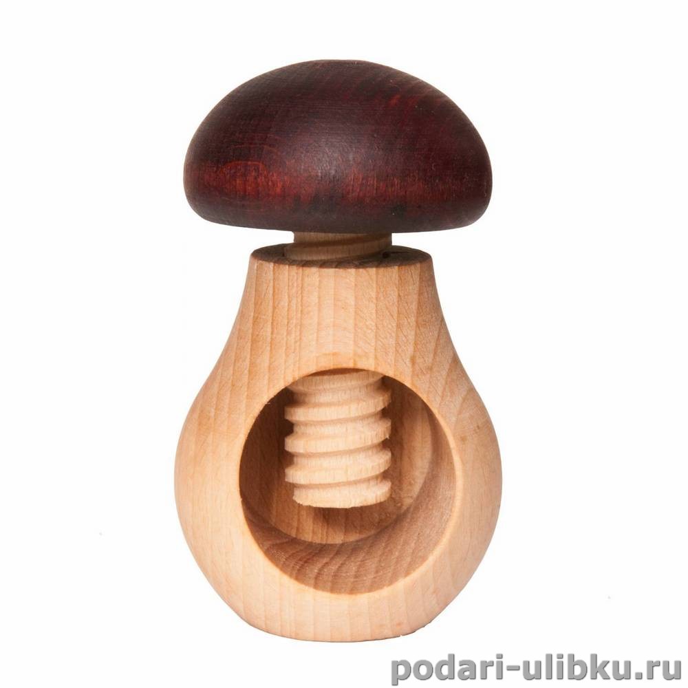 Деревянная игрушка Гриб с винтом, ТМ Леснушки