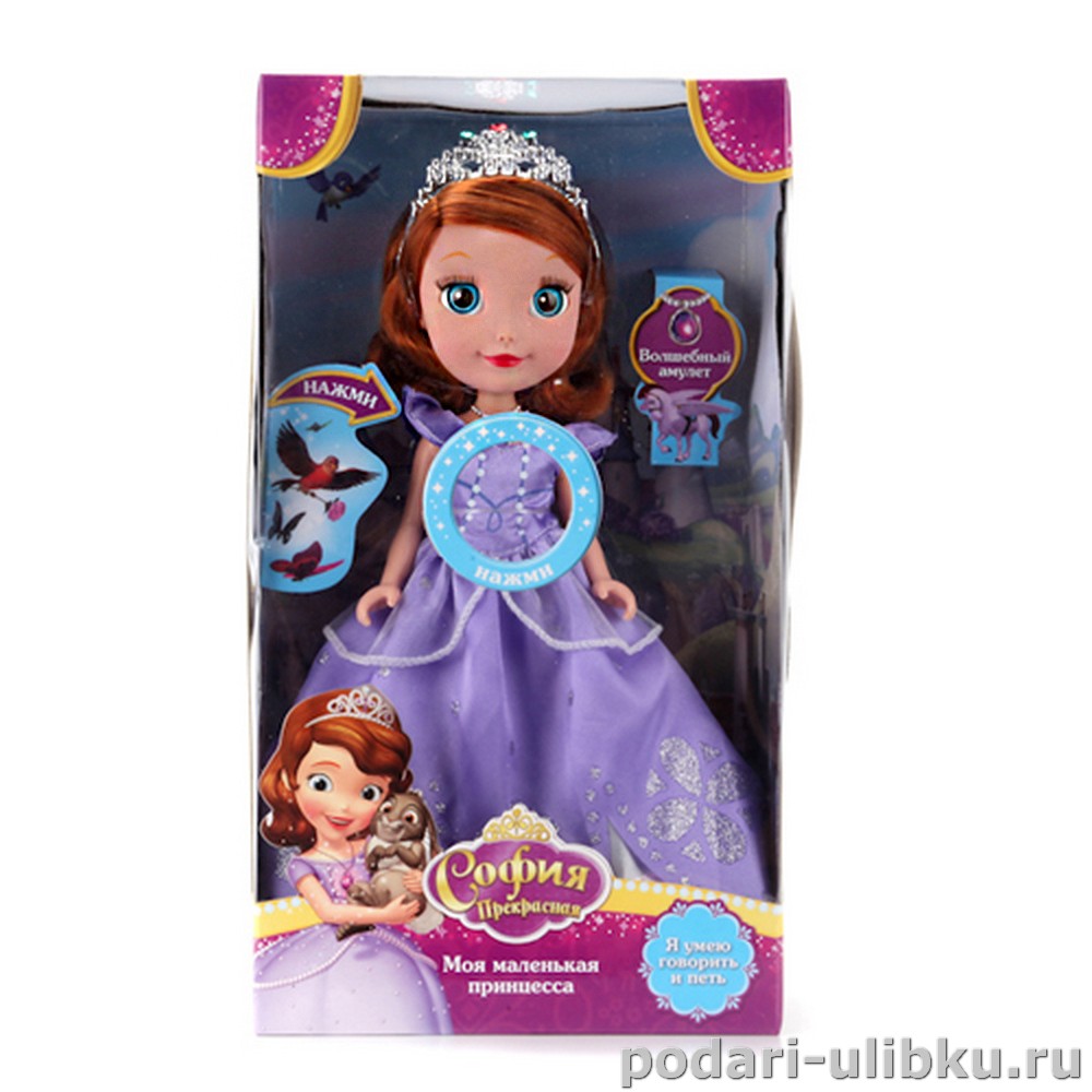 картинка Кукла Disney Принцесса София, с озвучкой и аксессуарами — Подари Улыбку