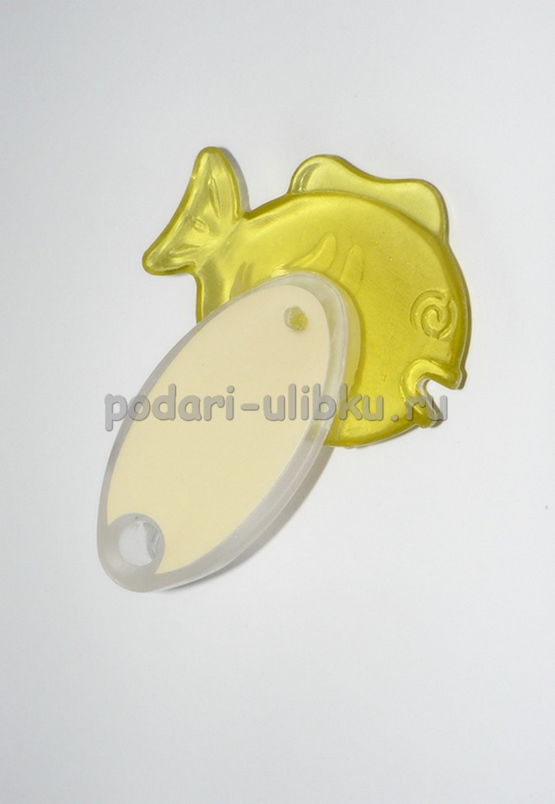 картинка Самоклеющийся крючок Рыбка жёлтая. Valiant — Подари Улыбку