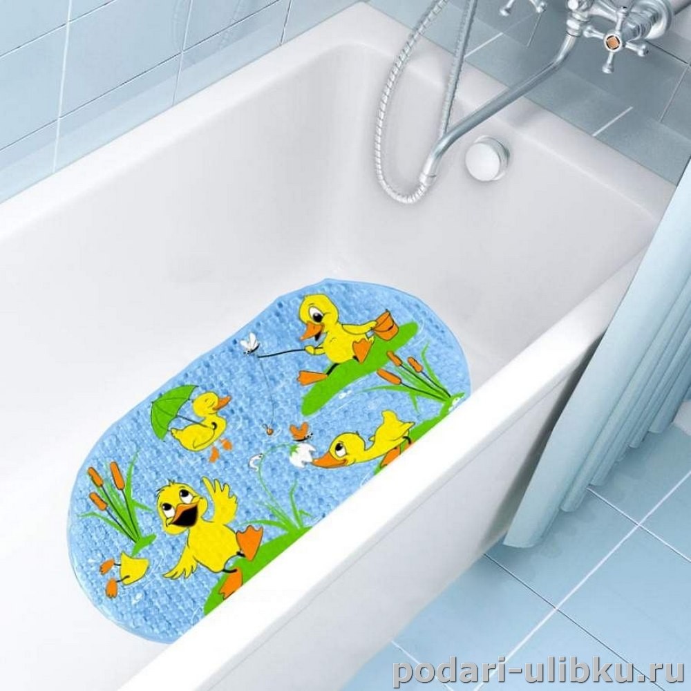картинка Коврик противоскользящий для ванны Valiant Kids Collections "Утята" — Подари Улыбку