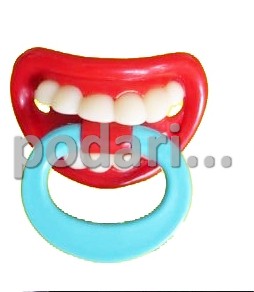картинка Соска - пустышка "Зубы гиганты" — Подари Улыбку